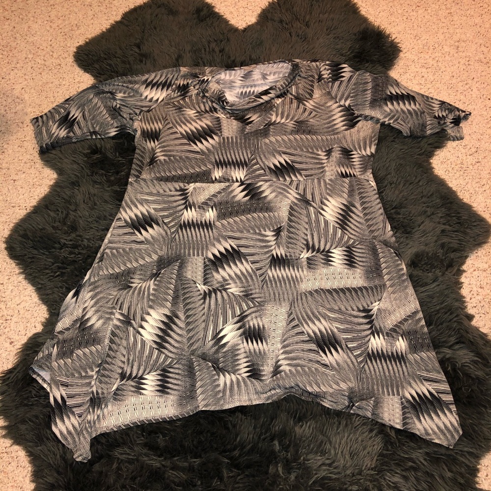 Preloved Women’s Dress-Black & White B24
